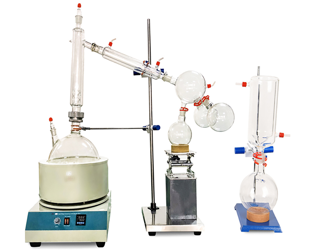 kit de destilacion de vidrio
